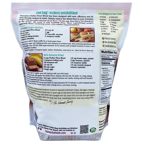 Namaste Foods Gluten-Free Perfect Flour Blend 5lb | Buy Now with ...
