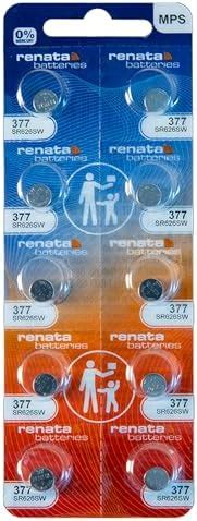 Exelent ITTA Oraginal Watch Batteries SR626SW 377 1.55V Silver Oxide ...