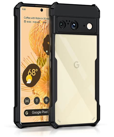 WOW IMAGINE Shock Proof Clear Protective Back Case for Google Pixel 8 ...