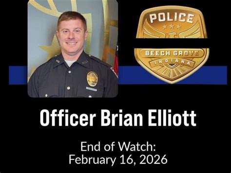 Beech Grove shooting: Who was Brian Elliott? Police officer shot near ...