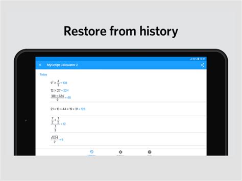 MyScript Calculator 2 Review 的图像结果