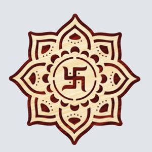 Home Delight Beautiful Design Wooden Double Layer Religious Wall ...