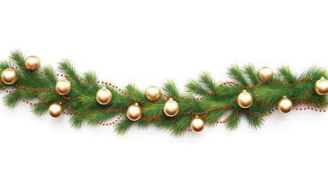 Premium Photo | Festive christmas holiday garland made from christmas ...