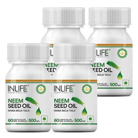 Buy Neem Seed Oil Capsules in India - Online Supplements