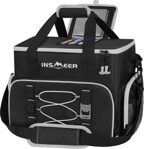 Amazon.com : INSMEER Soft Cooler Bag 55Cans, Ice Chest with Hard Liner ...