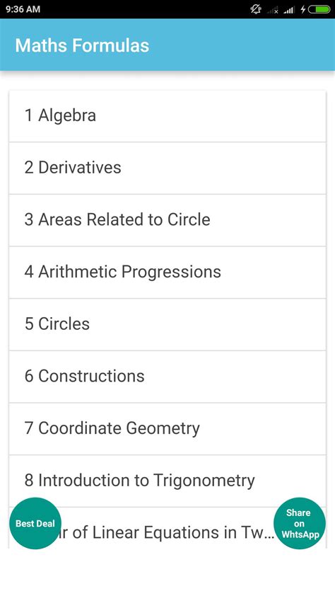 All Maths Formulas App Tutorial 的图像结果