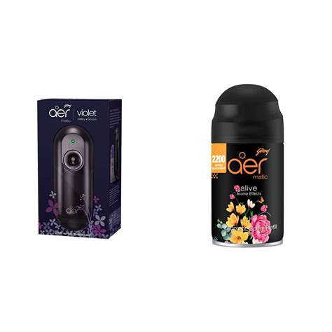 Godrej Aer Matic, Automatic Air Freshener Kit With Flexi Control ...