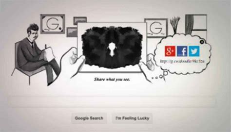 Google Doodle celebrates Hermann Rorschach’s 129th birth anniversary