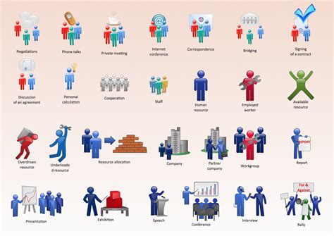 Business People Figures. Business and Finance illustrations
