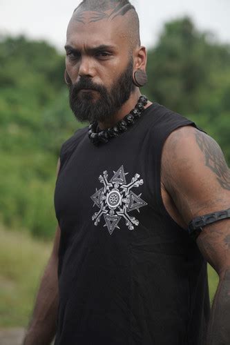 MAGUMBA | Black Men's Psychedelic Tank T-shirts | Baabio Clothing