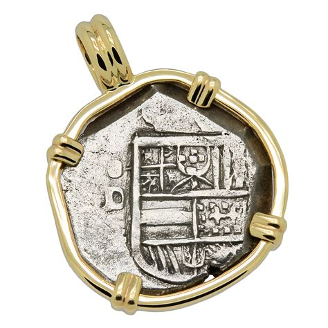 King Philip III Spanish 2 Reales Coin Necklace