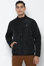 Buy Men Black Textured Full Sleeves Casual Jacket Online - 633368 ...