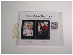 Sharper Image Talking Picture Dual Frame with two Recorded Personal ...