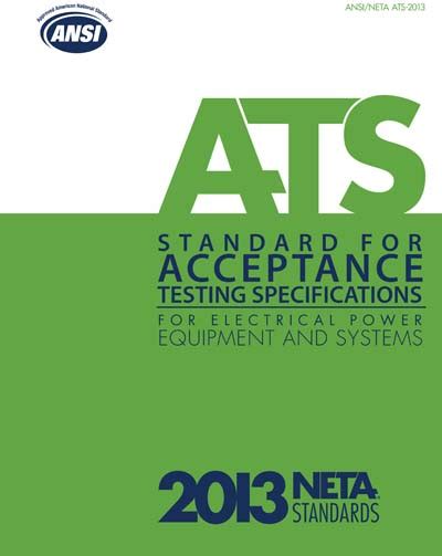 Image result for Neta Standards Electrical Testing