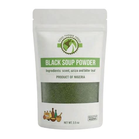 GOOD FARMER FOODS Black Soup Powder Mix 3.5 oz All Natural Nutritious ...