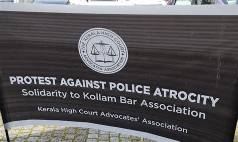 Advocates At Kerala High Court Boycott Court Work Against Police ...