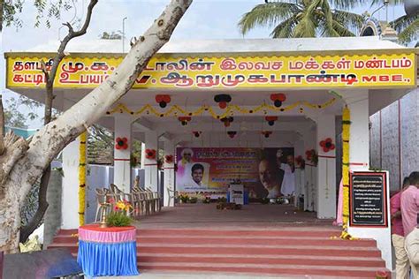 Kovai man names charity hall in temple after DMK working president