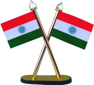 SILKSHOPPING Indian National Flag For CarDashboard And Office Table ...