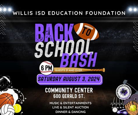 Back to School Bash, 600 Gerald St, Willis, TX 77378-3477, United ...