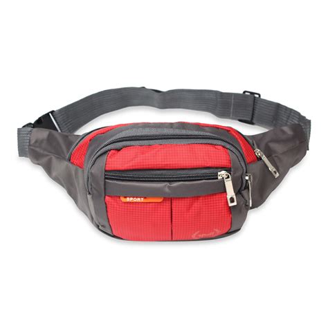 NFI essentials Waist Bag Travel Handy Hiking Zip Camera Pouch Money ...