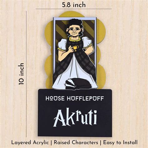 House Hufflepuff - Kids' Room Door Sign – Housenama