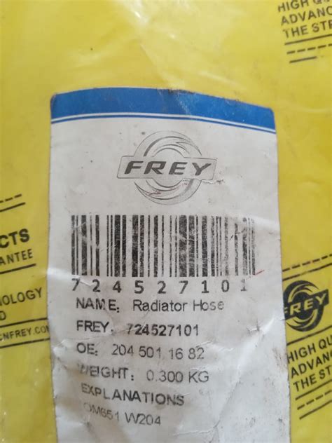 Mercedes C Class 204, E Class 212 - Lower Radiator Pipe RH Side - 204 ...