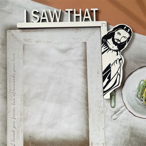 JESUS I Saw That左右门框装饰 家居装饰 门框搞笑装饰有趣的装饰-阿里巴巴