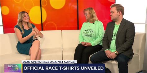 2025 Avera Race Against Cancer race-day shirts unveiled