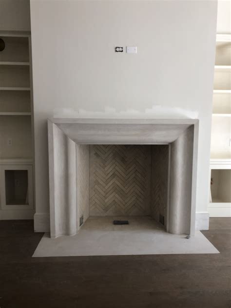 Cast stone fireplace limestone mantel surround precast fireplaces – Artofit