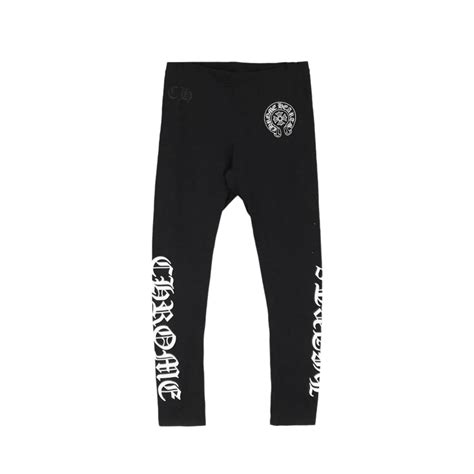 Chrome Hearts Horseshoe Script Logo Leggings - SRM