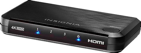 Buy Insignia™ - 3-Port HDMI Switch with 4K and HDR Pass-Through - Black ...
