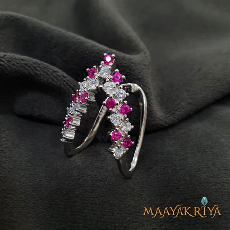 Pink garden Vanki Finger Ring – Maayakriya