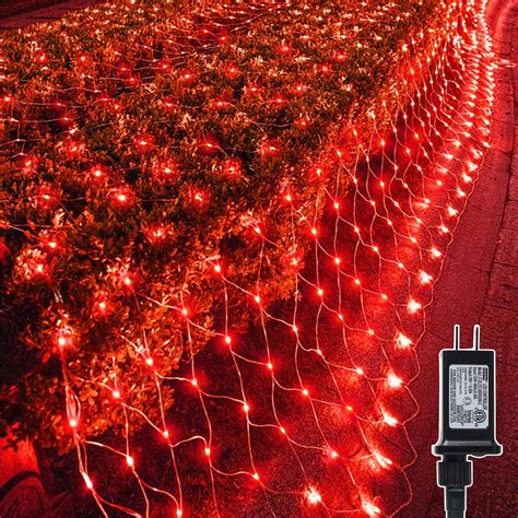 LJLNION Christmas Net Lights, 360 LED 12ft x 5ft Connectable Mesh Fairy ...
