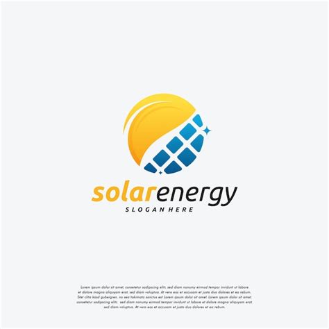 Solar energy logo designs vector, sun power logo | Premium Vector