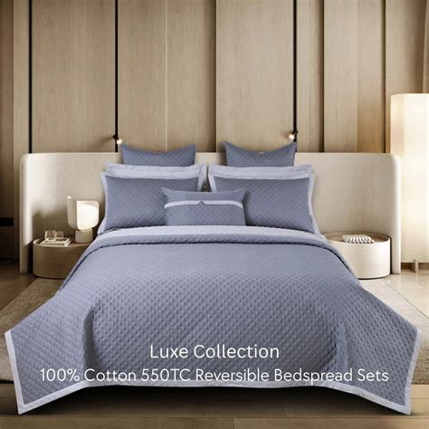 Bed Cover and Bed Sheet, Grey Cotton King Bedspread Set – MALAKO