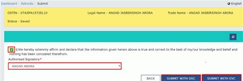 Procedure- GST Refund of Excess Balance in Electronic Cash Ledger