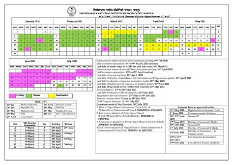 Academic Calendar Vnit at Savannah Battles blog