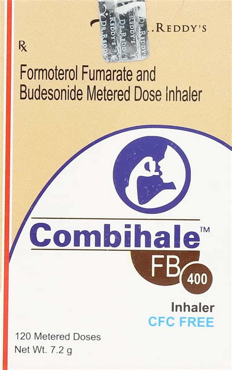 Combihale Fb 400mcg Box Of 120md 7.2gm Metered Dose Inhaler: Uses, Side ...