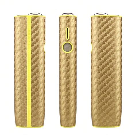 New Black Carbon Fiber PC+PU Leather Case For IQOS ILUMA One Cover For ...