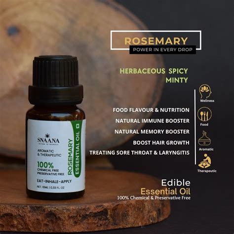 Edible Rosemary Essential oil