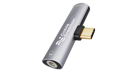 CableCreation USB Type C to 3.5mm Headphone Audio Adapter with PD Fast ...