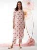 Buy Light Pink Printed Cotton Kurta with Pants- Set of 2 | KAAS36JAN103 ...