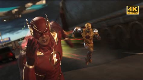 Flash vs Reverse Flash - Injustice 2 (4K 60fps) - YouTube