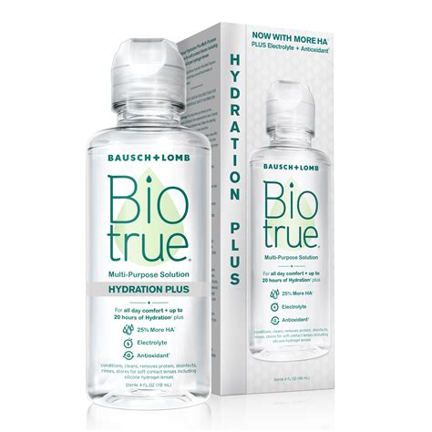 Buy Biotrue Hydration Plus Contact Lens Solution, Multi-Purpose ...