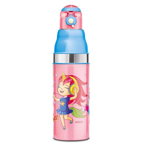 Milton Kool Stunner 600 Kids Plastic Insulated Water Bottle, 520 ml ...