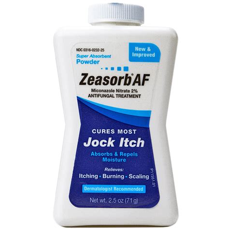 Zeasorb AF Jock Itch Powder, 2.5 oz HSA/FSA Eligible - Walmart.com
