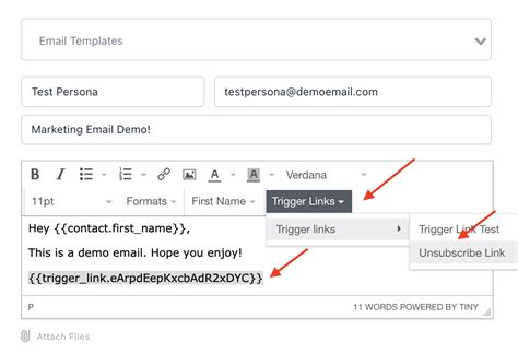 How to Build and Use an Unsubscribe Trigger Link - MyPipeLine