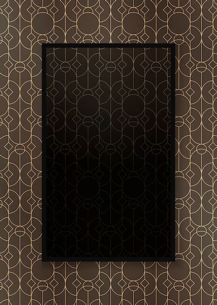Wzorzysta ramka Gatsby | Darmowy wektor