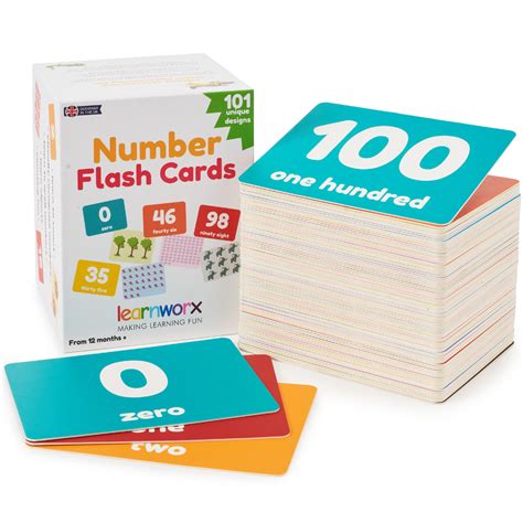 Buy Number Flash Cards for Toddlers - Counting Flashcards Numbers 0 ...