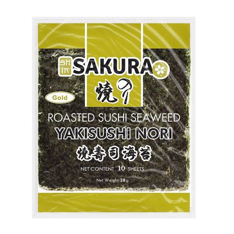 Nori Seaweed Sheets Yama Moto Yama Original Roasted Sushi Nori Seaweed